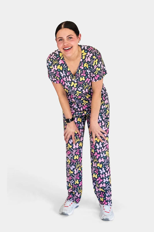 Flutter Bloom Scrub Set Babuchaa