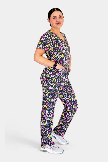 Flutter Bloom Scrub Set Babuchaa