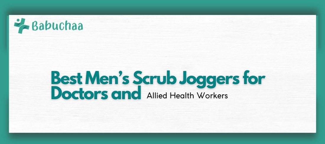 Best Men’s Scrub Joggers for Doctors and Allied Health Workers Babuchaa