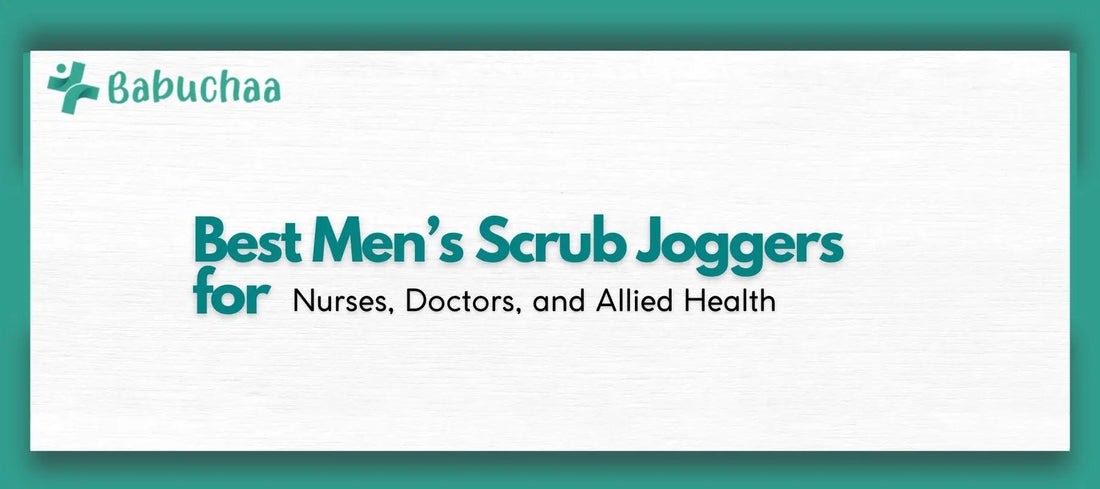 Best Men’s Scrub Joggers for Nurses, Doctors, and Allied Health Babuchaa