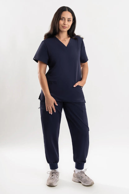 The Set - Navy Blue Babuchaa