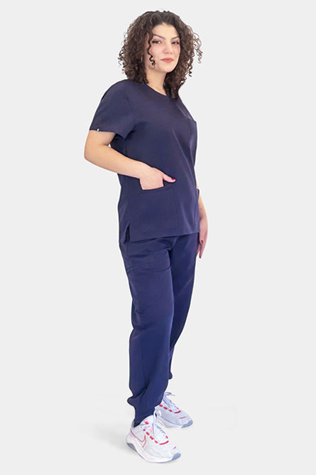 The Set - Navy Blue Babuchaa