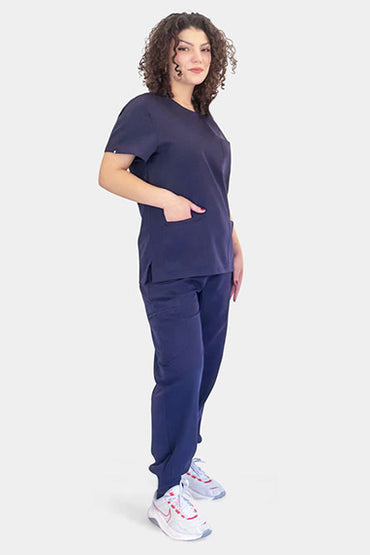 The Set - Navy Blue Babuchaa