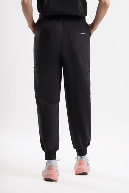 Jogger Scrub Pants - Black Babuchaa