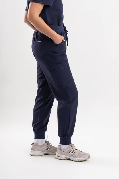 Jogger Scrub Pants - Navy Blue Babuchaa