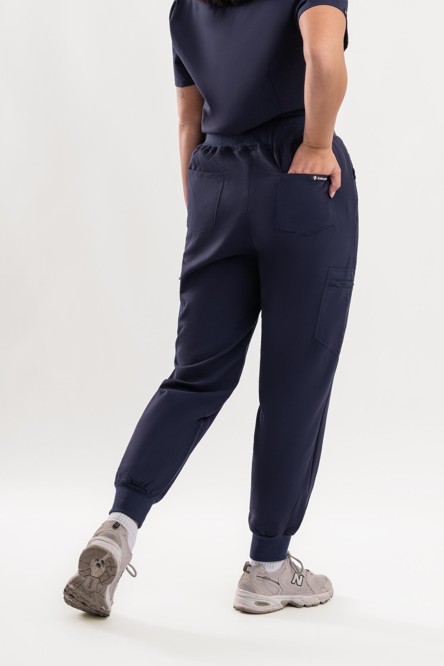 Jogger Scrub Pants - Navy Blue Babuchaa