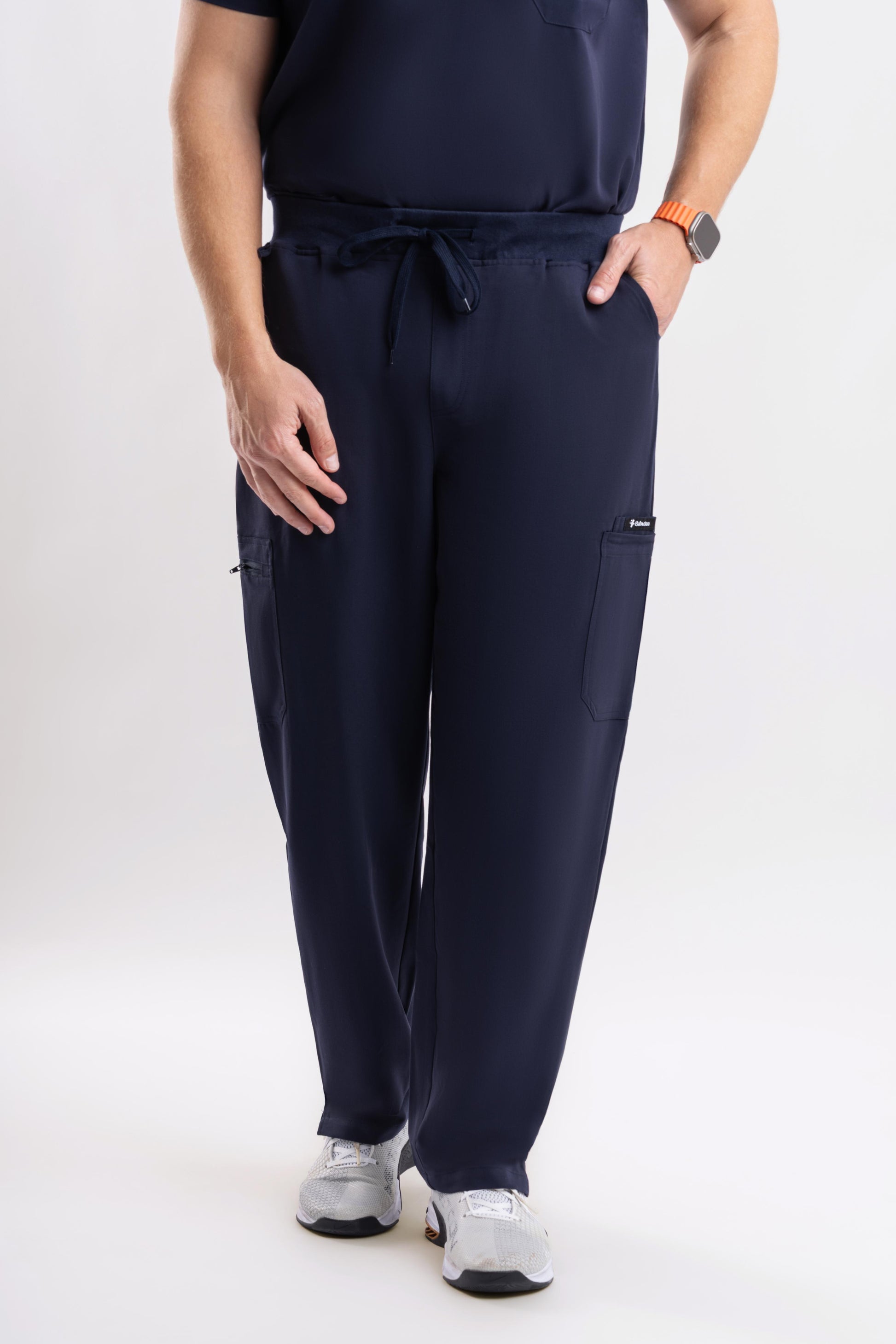 Axis Straight Scrub Pants Navy Blue