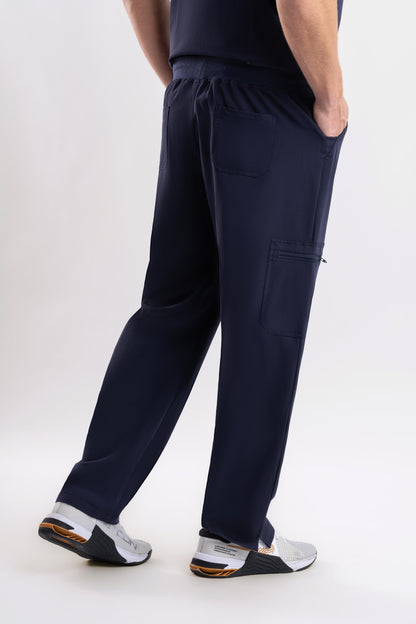 navy blue men’s Axis Straight Scrub Pants in australia