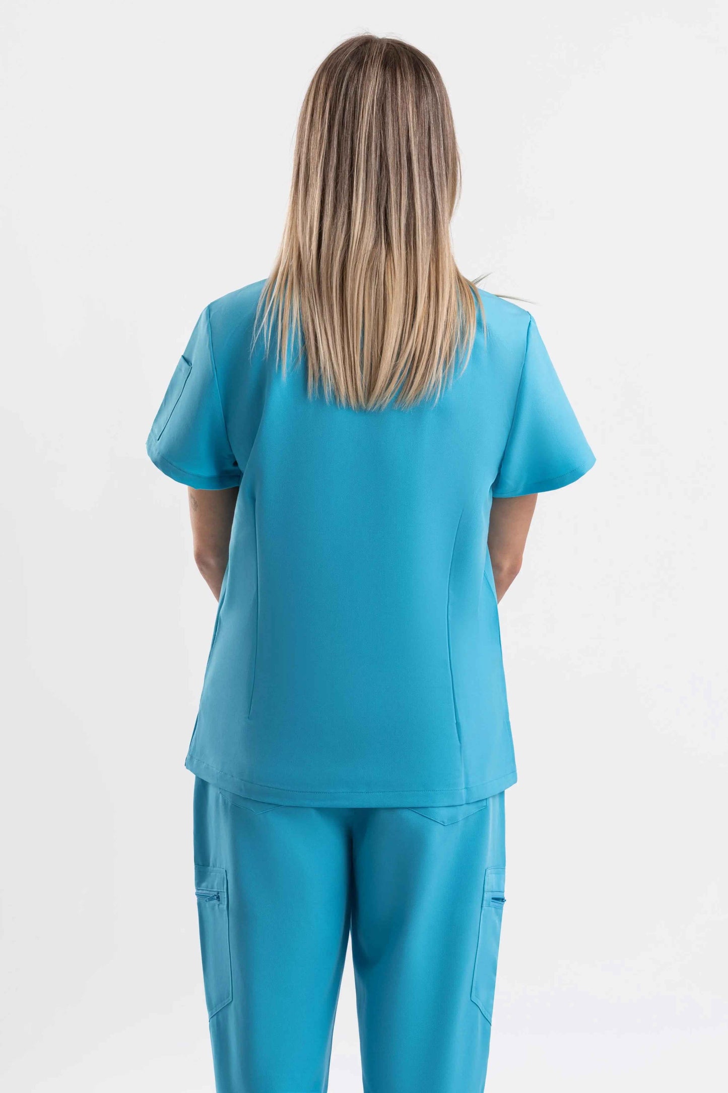 V Neck Scrub Top - Teal