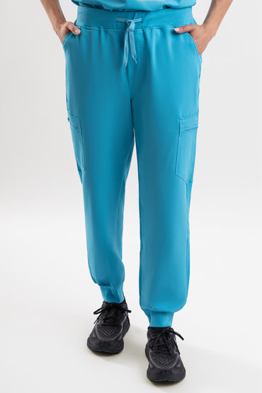 Jogger Scrub Pants - Teal Babuchaa