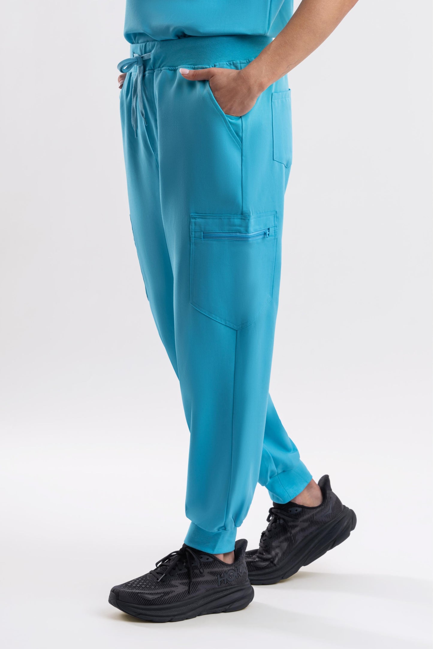 Jogger Scrub Pants - Teal Babuchaa
