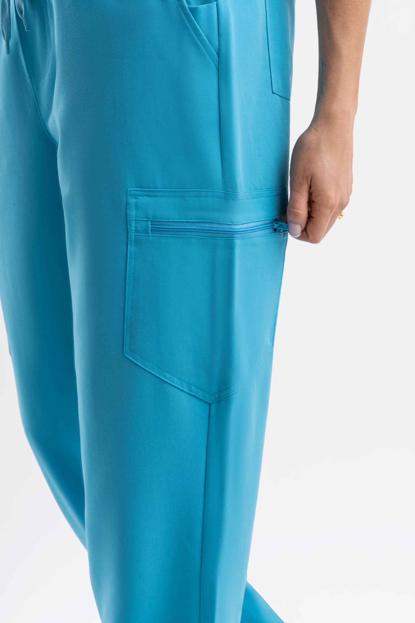 Jogger Scrub Pants - Teal Babuchaa