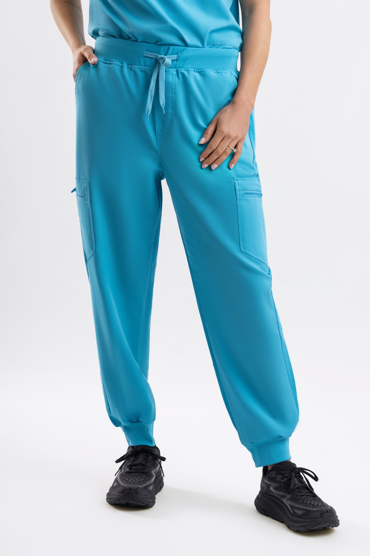Jogger Scrub Pants - Teal Babuchaa