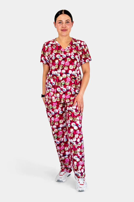 Berry Pop scrub set Babuchaa