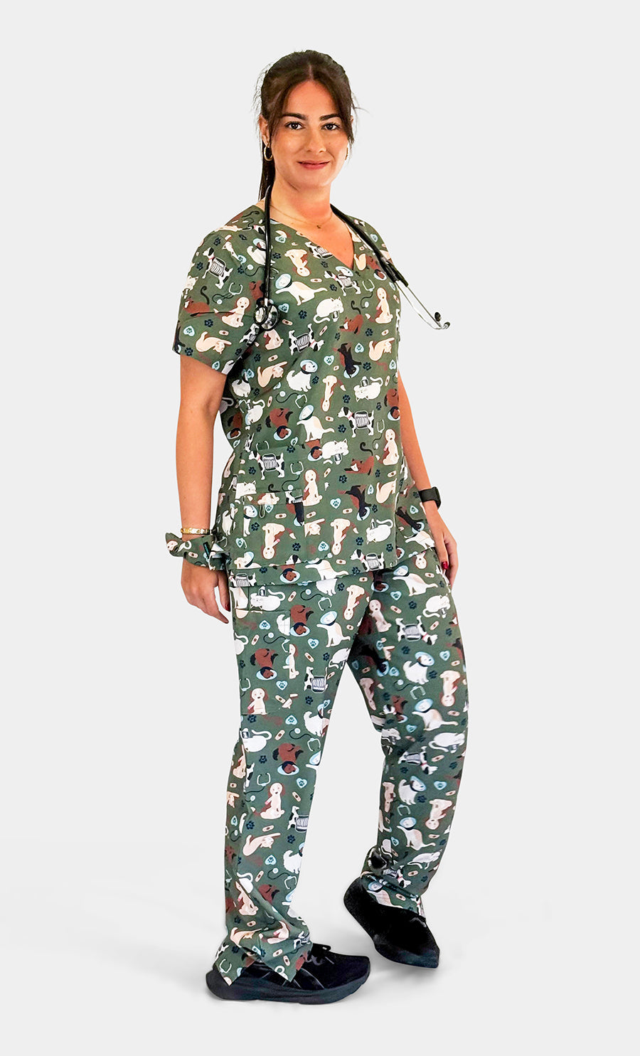 Paws on Duty Scrub Set Babuchaa