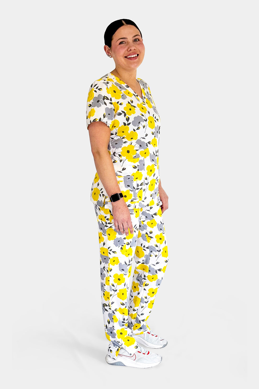 Golden Bloom Scrub Set Babuchaa