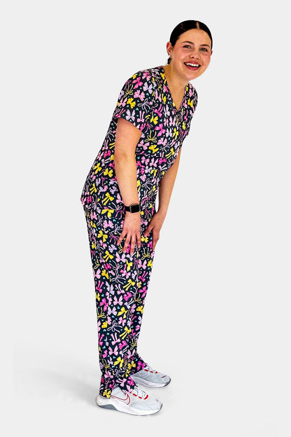 Flutter Bloom Scrub Set Babuchaa