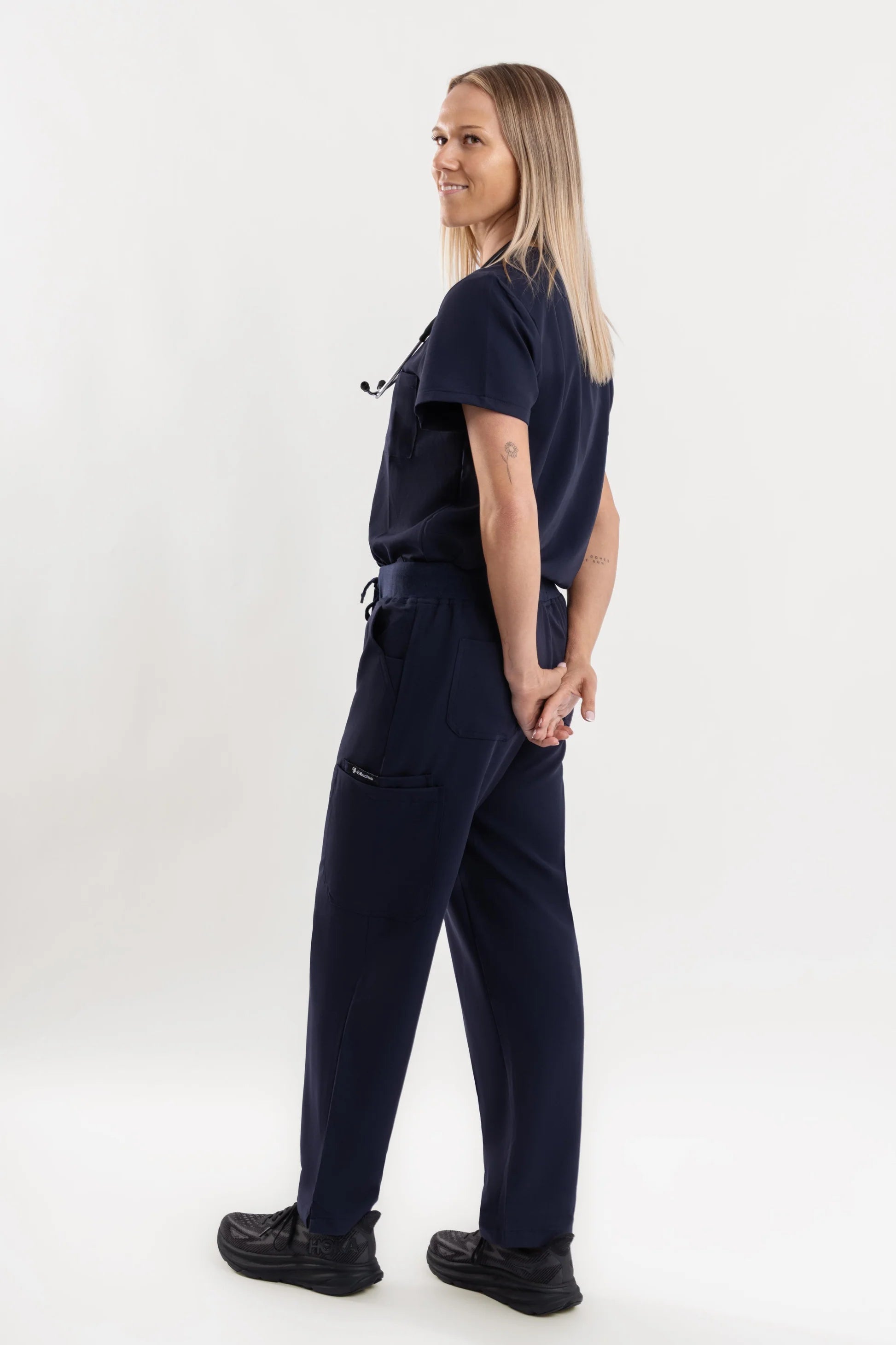 The Set - Navy Blue Babuchaa